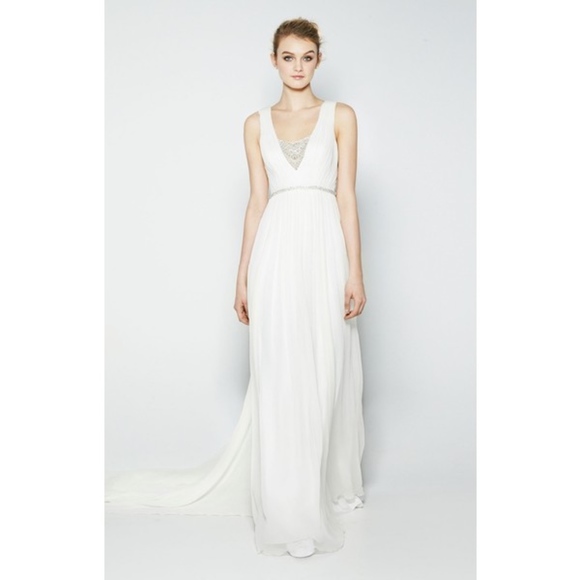 COPY - NICOLE MILLER MILLE BRIDAL WEDDING DRESS 6 LH10000 - Picture 2 of 8